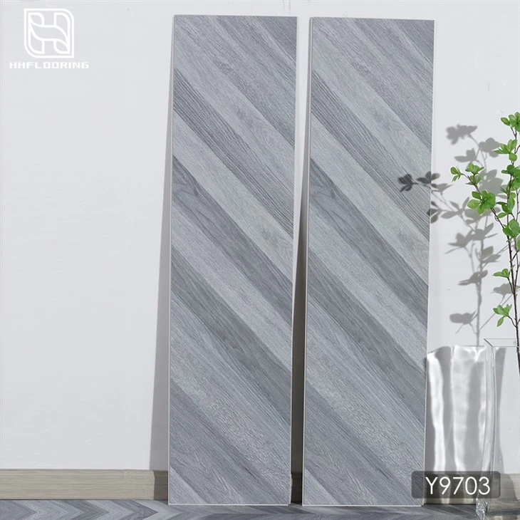 grey parquet vinyl tiles
